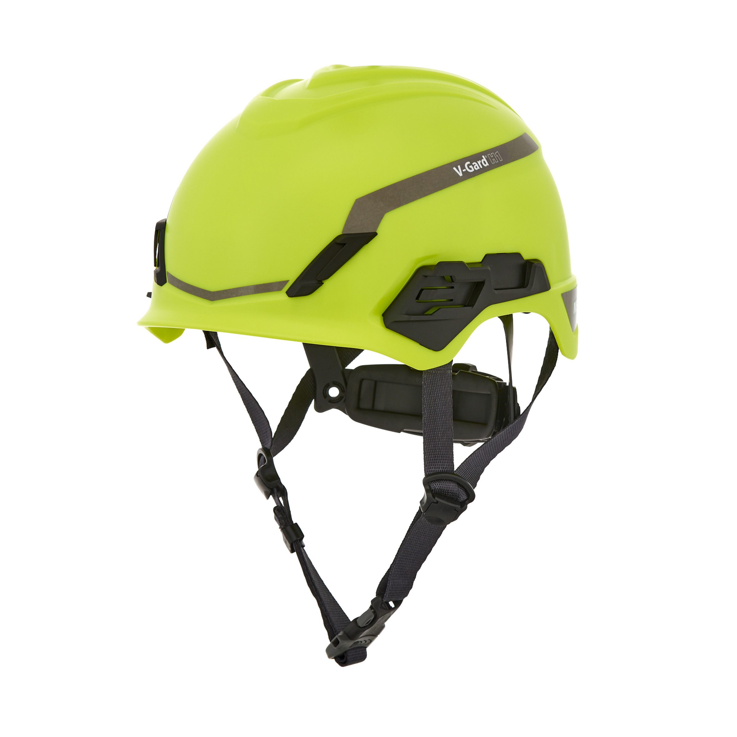 V-Gard® H1 Safety Helmet, Novent, Hi-Viz Yellow/Green, Fas-Trac® III Pivot, ANSI, EN397